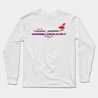 McDonnell Douglas MD-11 - Swissair Asia Long Sleeve T-Shirt